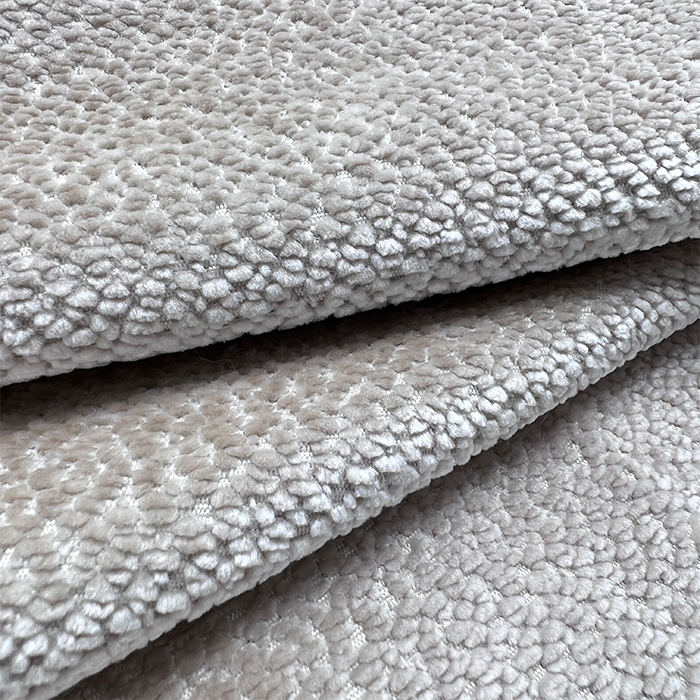 Modern 100% Polyester Knitting Plain Upholstery Sofa Fabric Jacquard Chenille Fabric for Sofa and Furniture