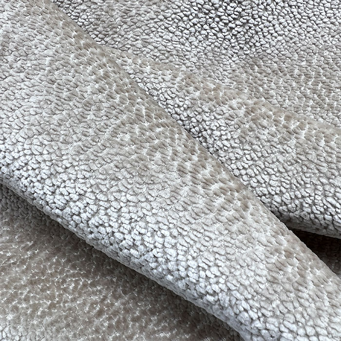 Modern 100% Polyester Knitting Plain Upholstery Sofa Fabric Jacquard Chenille Fabric for Sofa and Furniture